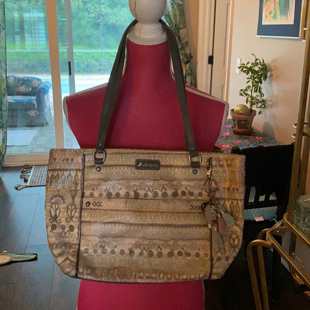 Sakroots “One World” Pastel Shoulder Bag